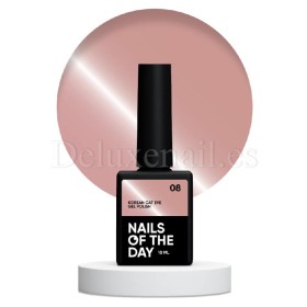 Esmalte permanente Korean cat eye 08 NAILSOFTHEDAY, Beige, 10 ml