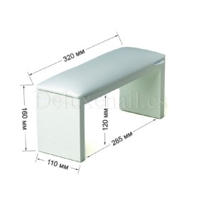 Reposabrazos Amatix Wood White White, 1 ud