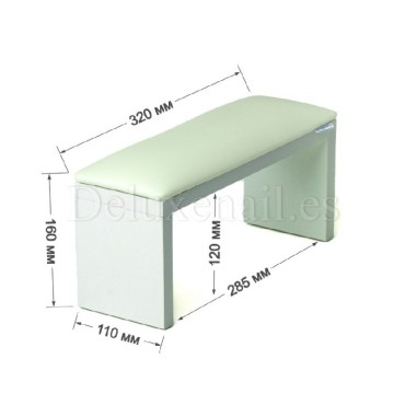 Reposabrazos Amatix Wood White Beige, 1 ud