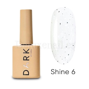 Top sin pegajosidad Shine 06 Dark, Foil Plateado, 10 ml
