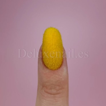 Polvo aterciopelado para uñas "Fluffy" Easy, Amarillo