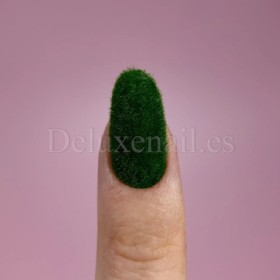 Polvo aterciopelado para uñas "Fluffy" Easy, Verde