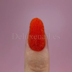 Polvo aterciopelado para uñas "Fluffy" Easy, Naranja