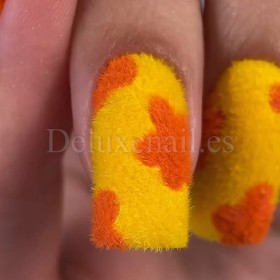 Polvo aterciopelado para uñas "Fluffy" Easy, Amarillo