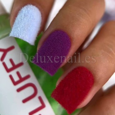 Polvo aterciopelado para uñas "Fluffy" Easy, Rojo