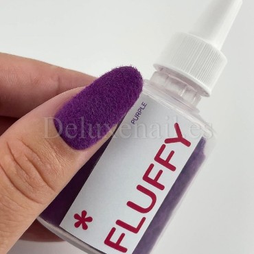 Polvo aterciopelado para uñas "Fluffy" Easy, Morado