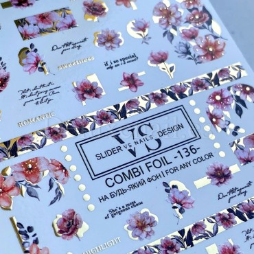 Pegatina al agua Combi Foil 136 VS