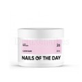Cover Base Shimmer 26 NAILSOFTHEDAY, base camuflaje, violeta claro con purpurina plateada, 30 ml