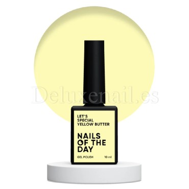 Esmalte Permanente Let’s special Yellow Butter NAILSOFTHEDAY, Amarillo claro, 10 ml