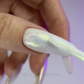 Liquid powder 01 NAILSOFTHENIGHT, polvo espejo líquido con reflejo de verde a morado para uñas, 5 g