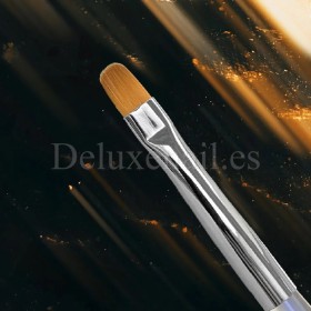 Pincel ovalado para gel de pelo sintético NAILSOFTHEDAY Nail Art Brush, 10 mm