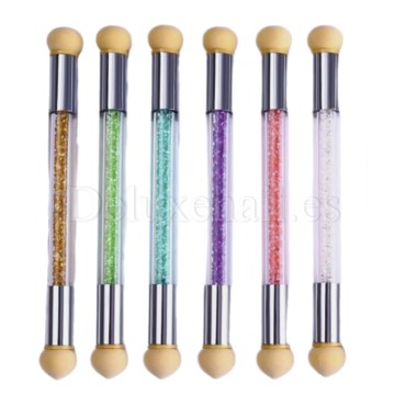 Pincel Esponja para diseños degradados con cristales