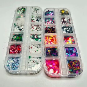 Estuche organizador de 10 secciones con tapa