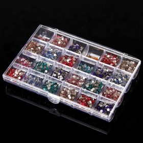 Estuche organizador de 24 secciones con tapa