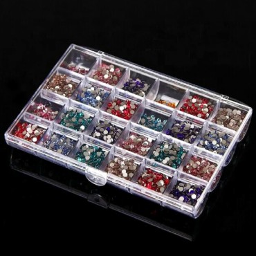 Estuche organizador de 24 secciones con tapa