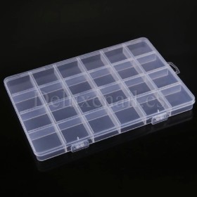 Estuche organizador de 24 secciones con tapa