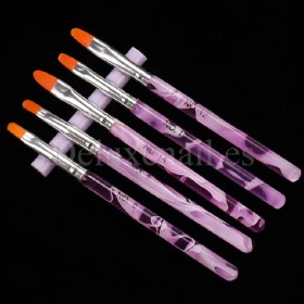 Soporte para 5 pinceles, Blanco, 1 ud