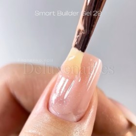 Gel constructor Dark Smart Builder Gel 29, Beige rosado con micro brillo, 15 ml