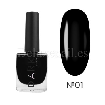 Esmalte con pegajosidad Stamping Dark 01, Negro, 10 ml