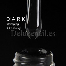 Esmalte con pegajosidad Stamping Dark 01, Negro, 10 ml