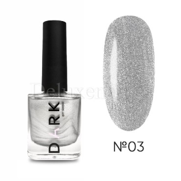 Esmalte Stamping Dark 03, Plata, 10 ml