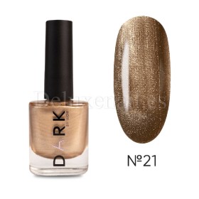 Esmalte Stamping Dark 21, Oro Blanco Metalizado, 10 ml