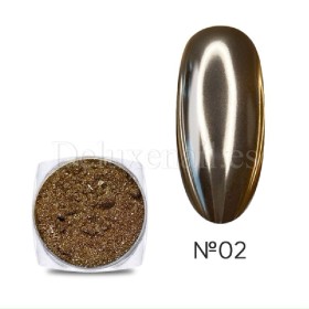 copy of Mirror Chrome Powder NAILS WORLD-175 plata