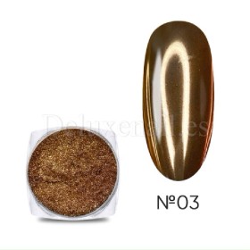 copy of Mirror Chrome Powder NAILS WORLD-175 plata