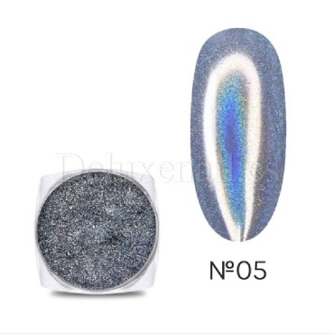 copy of Mirror Chrome Powder NAILS WORLD-175 plata