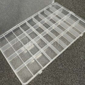 Estuche organizador de 36 secciones con tapa