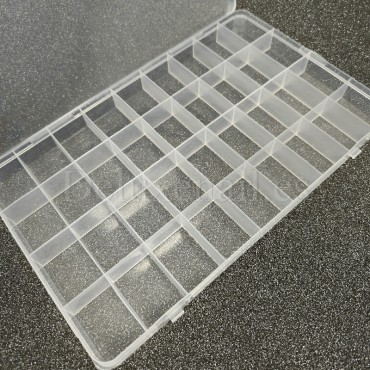Estuche organizador de 36 secciones con tapa