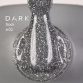 Gel Polish Flash 02 DARK, esmalte reflectante plata, 10 ml