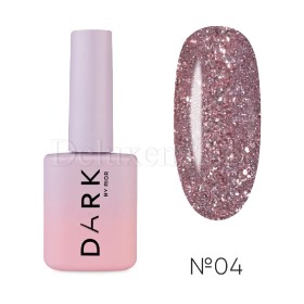 Gel Polish Flash 04 DARK, esmalte reflectante rosa, 10 ml