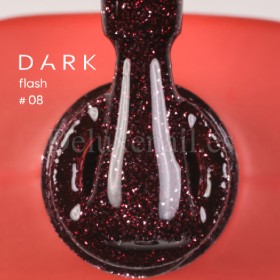 Esmalte Reflectante Flash 08 Dark, Borgoña, 10 ml