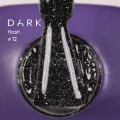 Esmalte Reflectante Flash 12 Dark, Negro, 10 ml