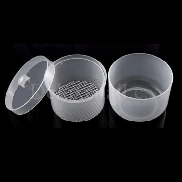 Contenedor plástico para desinfección y esterilización de fresas, 150 ml, 1ud