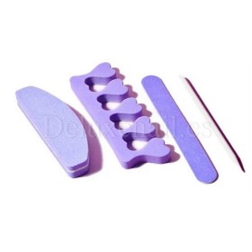 Kit de regalo para uñas naturales, Morado