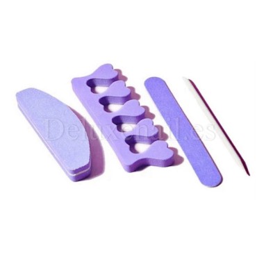 Kit de regalo para uñas naturales, Morado