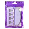 Kit de regalo para uñas naturales, Morado