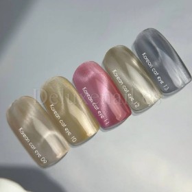 Esmalte permanente Korean cat eye 10 NAILSOFTHEDAY, Dorado, 10 ml