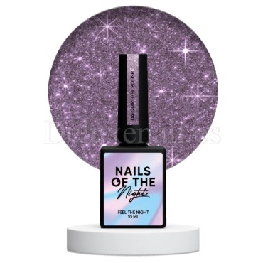 Esmalte Reflectante Daiquiri NAILSOFTHENIGHT, Lila, 10 ml