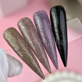 Esmalte Reflectante Deniels NAILSOFTHENIGHT, Negro, 10 ml