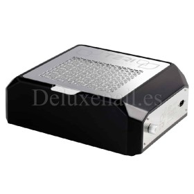 Aspirador profesional de mesa Teri Diamond Black Silver, 90W, Negro con rejilla plateada