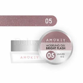 Gel Bright Flash 05 Amokey, gel constructor reflectante, 15 gr