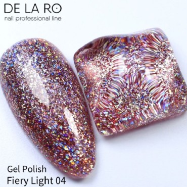 Esmalte Permanente Fiery Light 04 DE LA RO, 10 ml