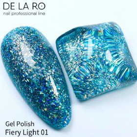 Esmalte Permanente Fiery Light 01 DE LA RO, 10 ml