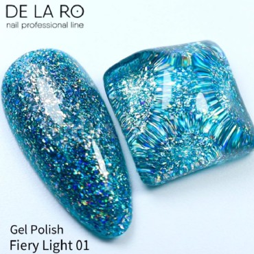 Esmalte Permanente Fiery Light 01 DE LA RO, 10 ml