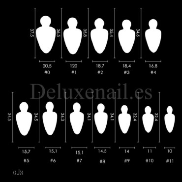 Easy Franch - J Mold DE LA RO, plantillas de silicona, 12 uds