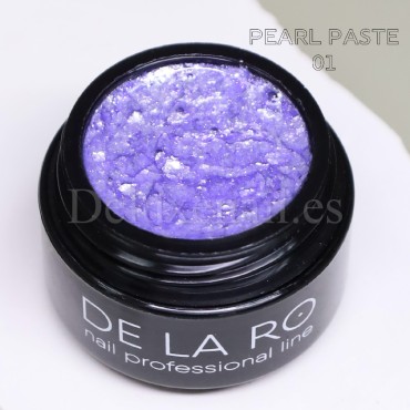 Gel Pearl Paste 01 DE LA RO, gel para decoración de uñas, 7 gr