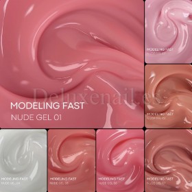 Fast Nude Gel 02 Amokey, gel constructor de color, 15 gr